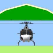 Ангар под вертолёт Aérospatiale AS-350 003 — копия