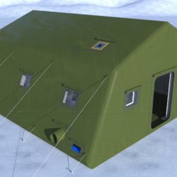 Армейская Палатка 7х6,6х3,4_Сцена №1